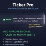 ticker pro plugin for websites on wordpress