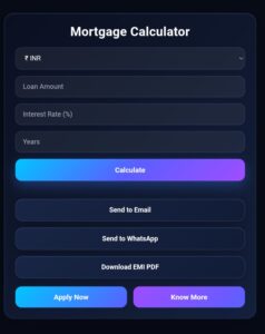 Mortgage Calculator pro Screenshot Plugin