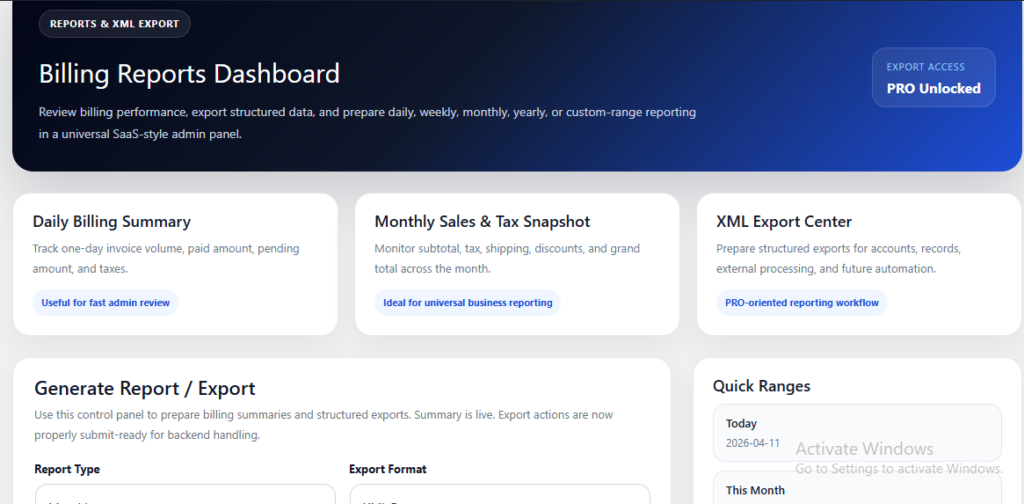 universal billing pro
