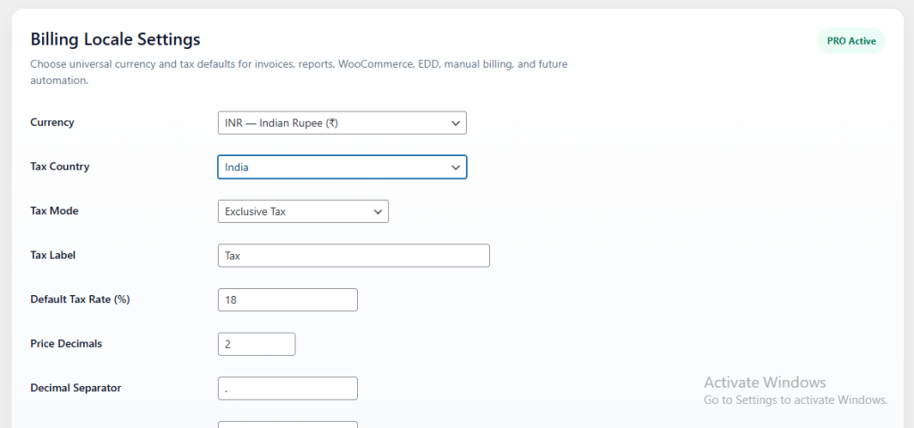 universal billing pro